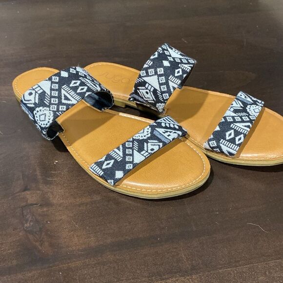 Sugar Boho Double Strap Flat Sandals Size 9 - Picture 2 of 8